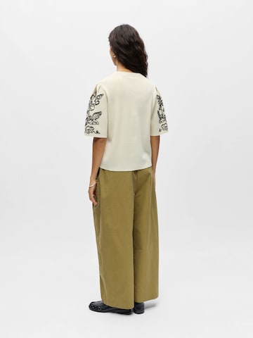 OBJECT Sweater 'OBJFlora' in Beige