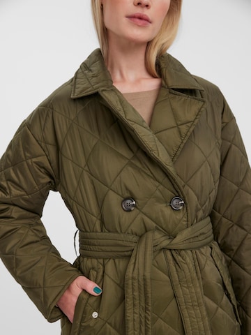 VERO MODA Between-Seasons Coat 'KENNEDY' in Green