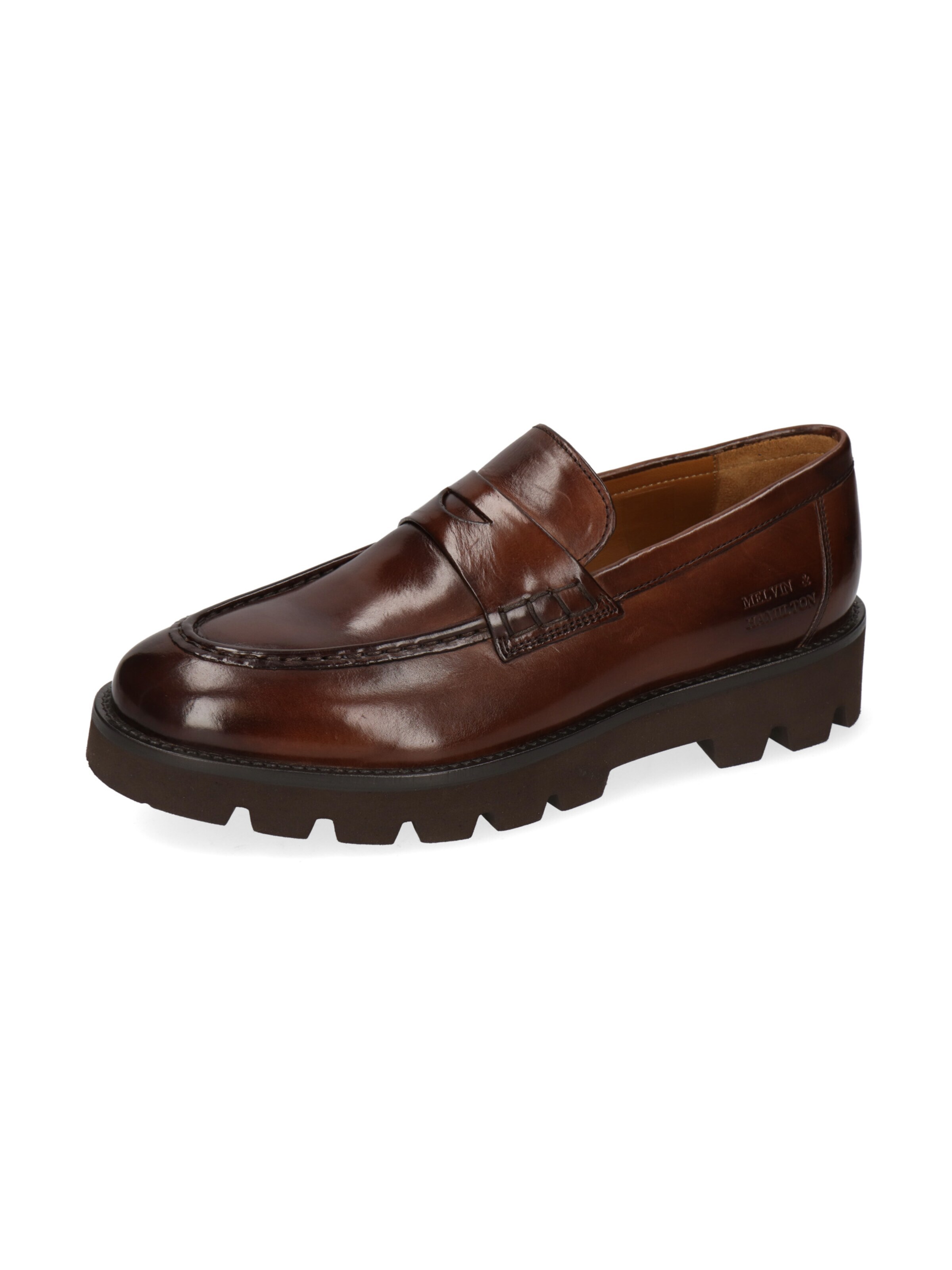 MELVIN & HAMILTON Moccasins 'Jade 6' in Brown: front