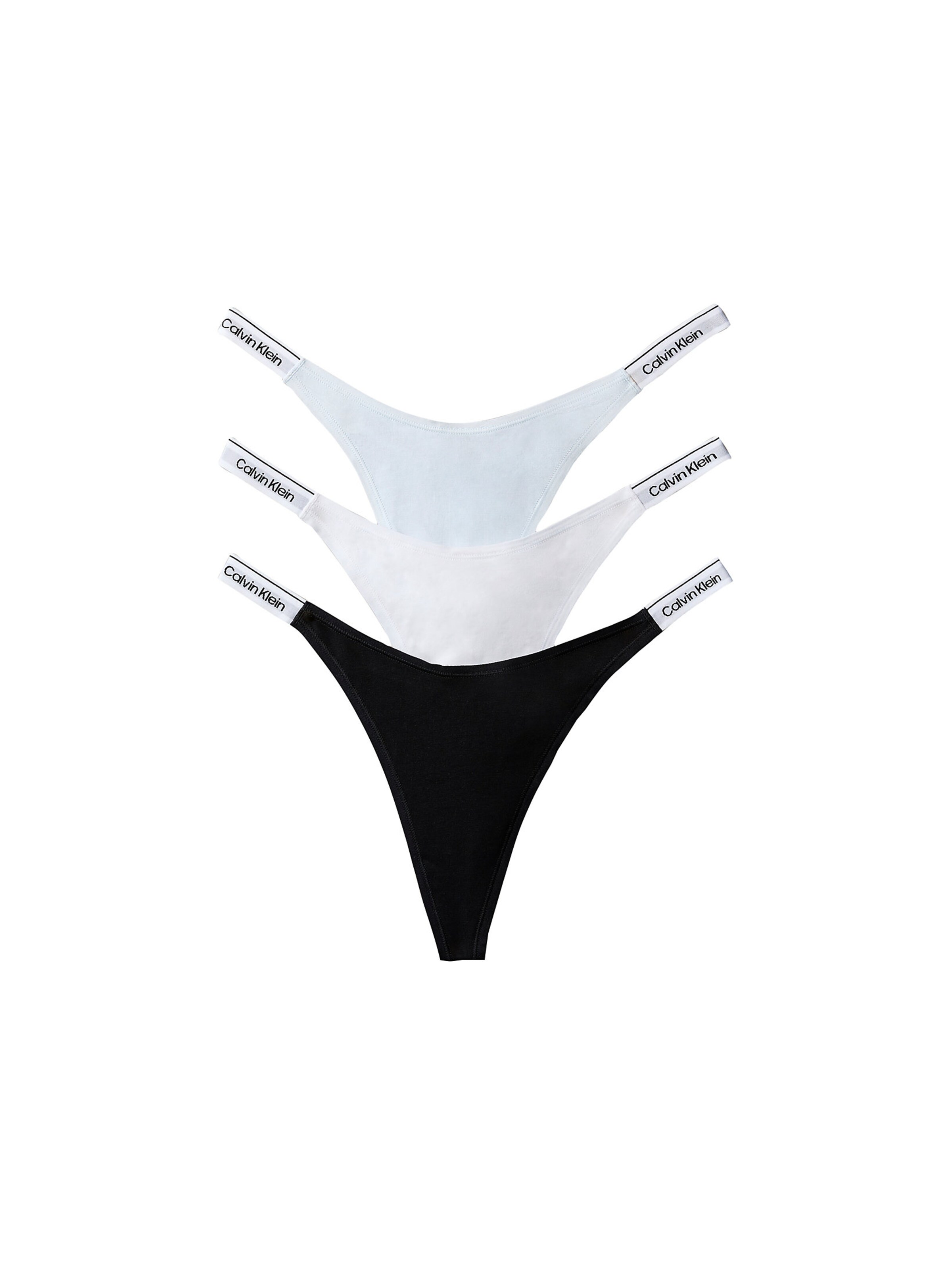 String Calvin Klein Underwear en bleu : devant