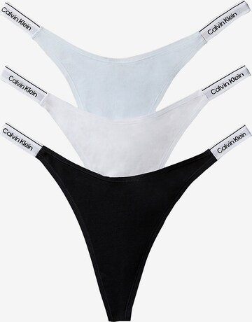 String Calvin Klein Underwear en bleu : devant