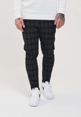 Slimfit Pantaloni di 2Y Premium in nero: frontale