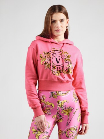 Versace Jeans Couture Sweatshirt i rosa: framsida