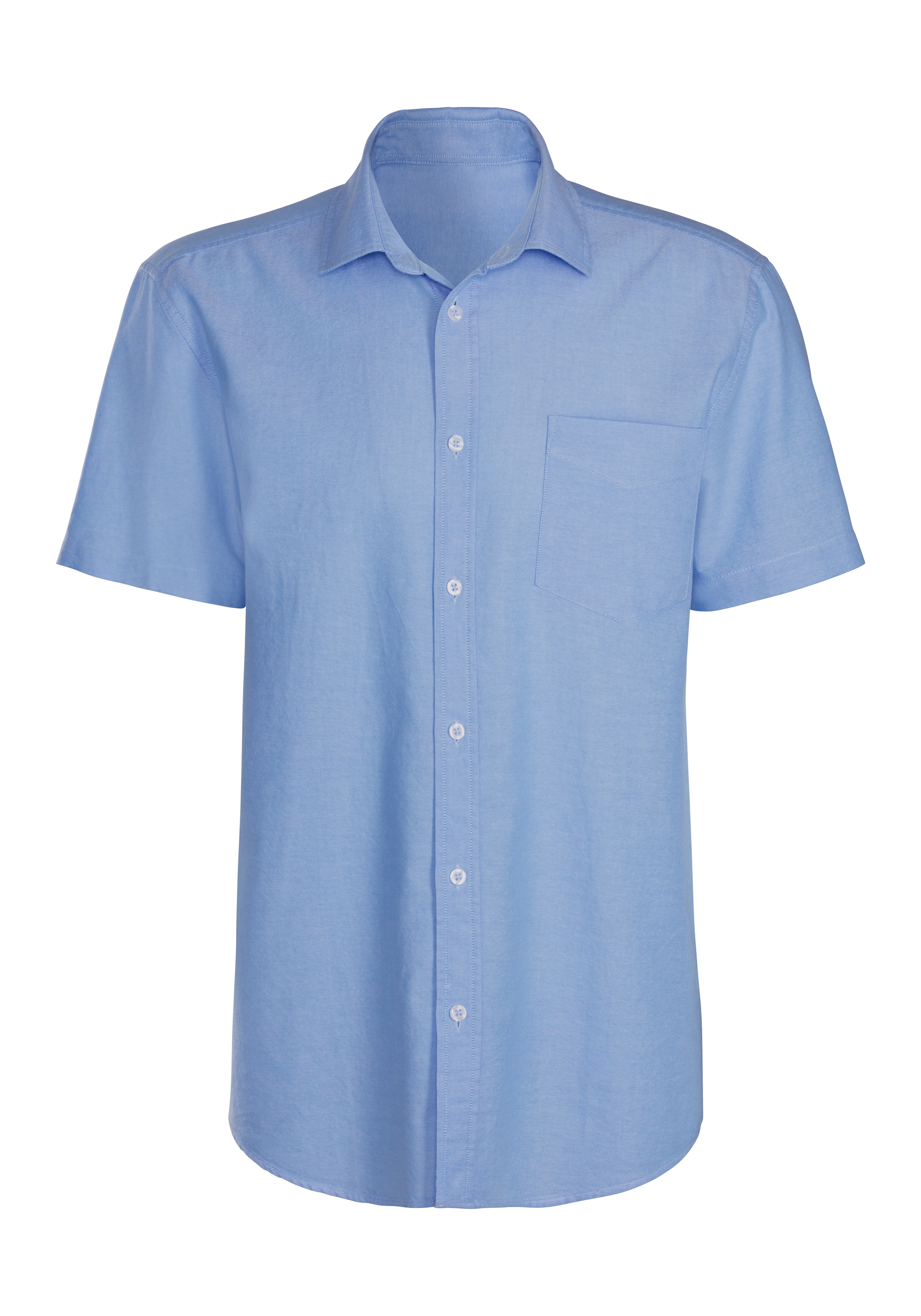 H.I.S Деловая рубашка в Синий: спереди