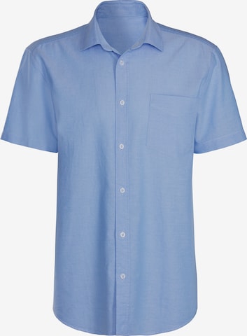 H.I.S Business Shirt in Blue: front
