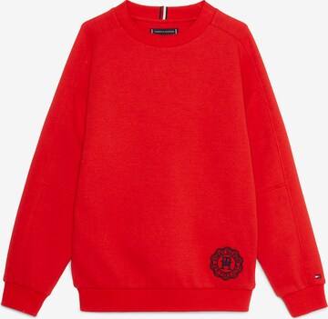 Sweat TOMMY HILFIGER en rouge : devant