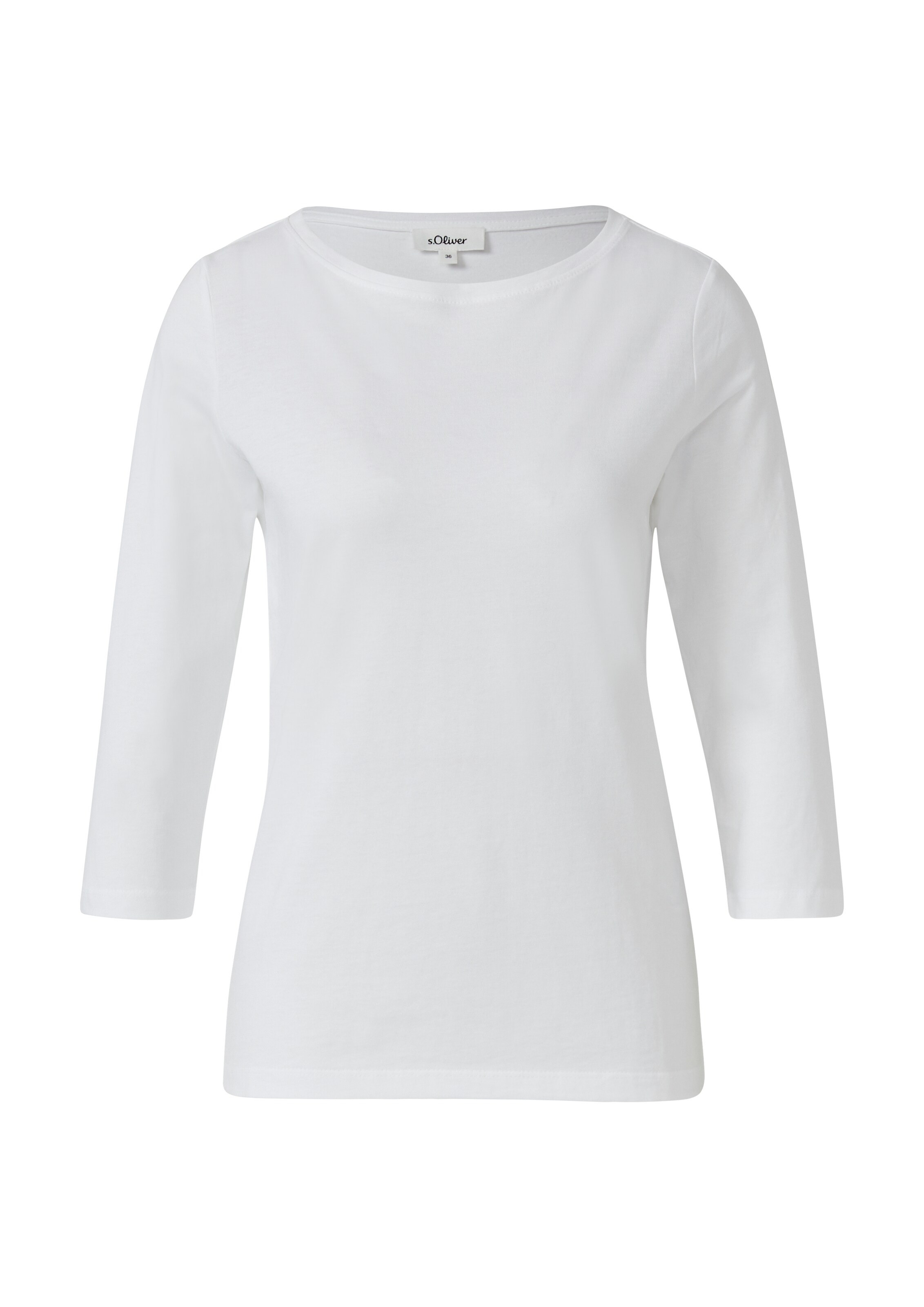 T-shirt s.Oliver en blanc : devant