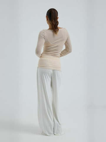 T-shirt Seamless Basic en beige