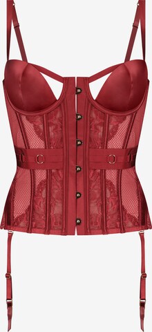 Hunkemöller Corsage 'Pleasure' in Red: front