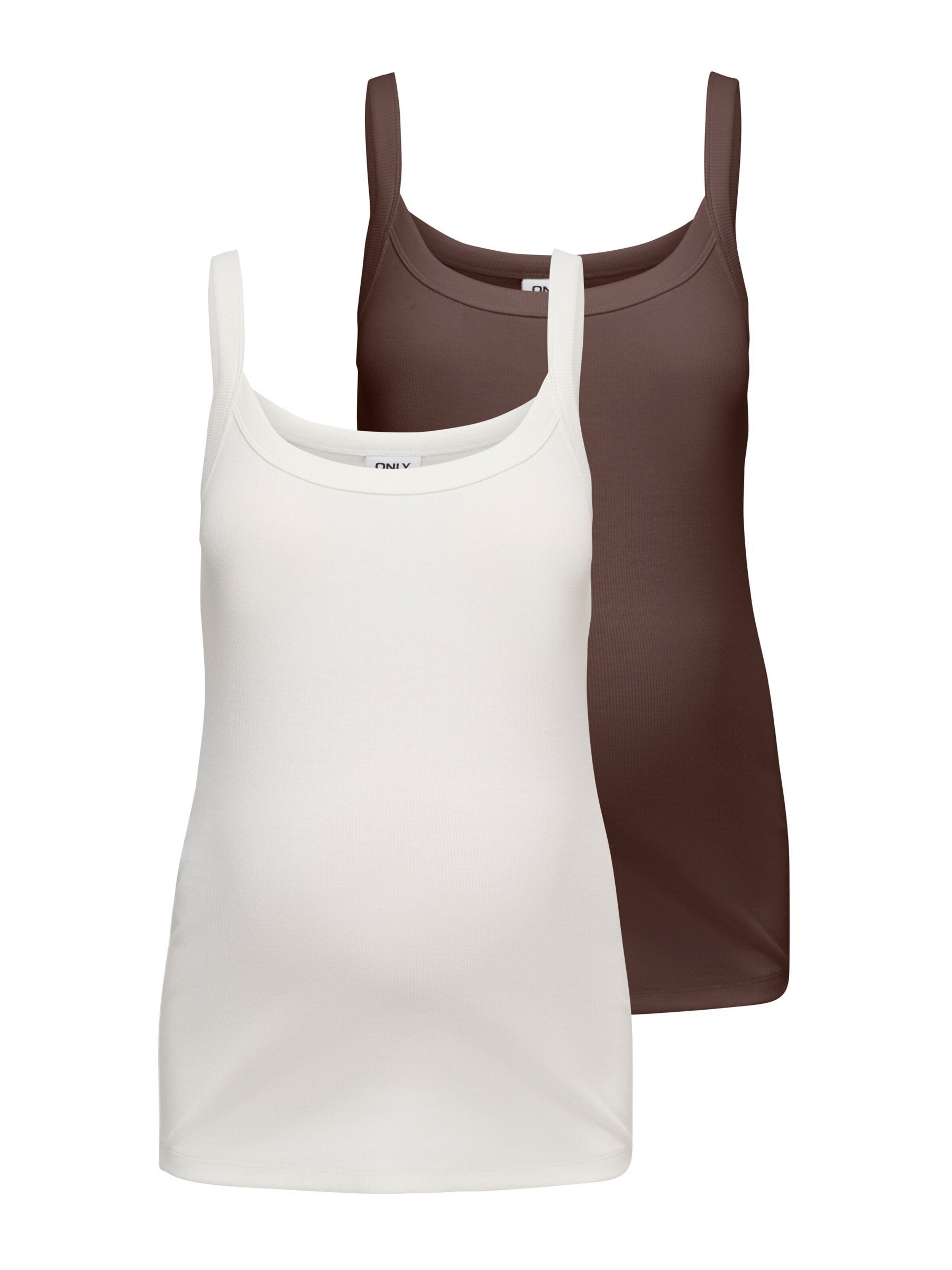 Only Maternity Undershirt in Brown: front