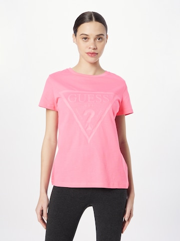 GUESS Shirt 'ADELE' in Roze: voorkant