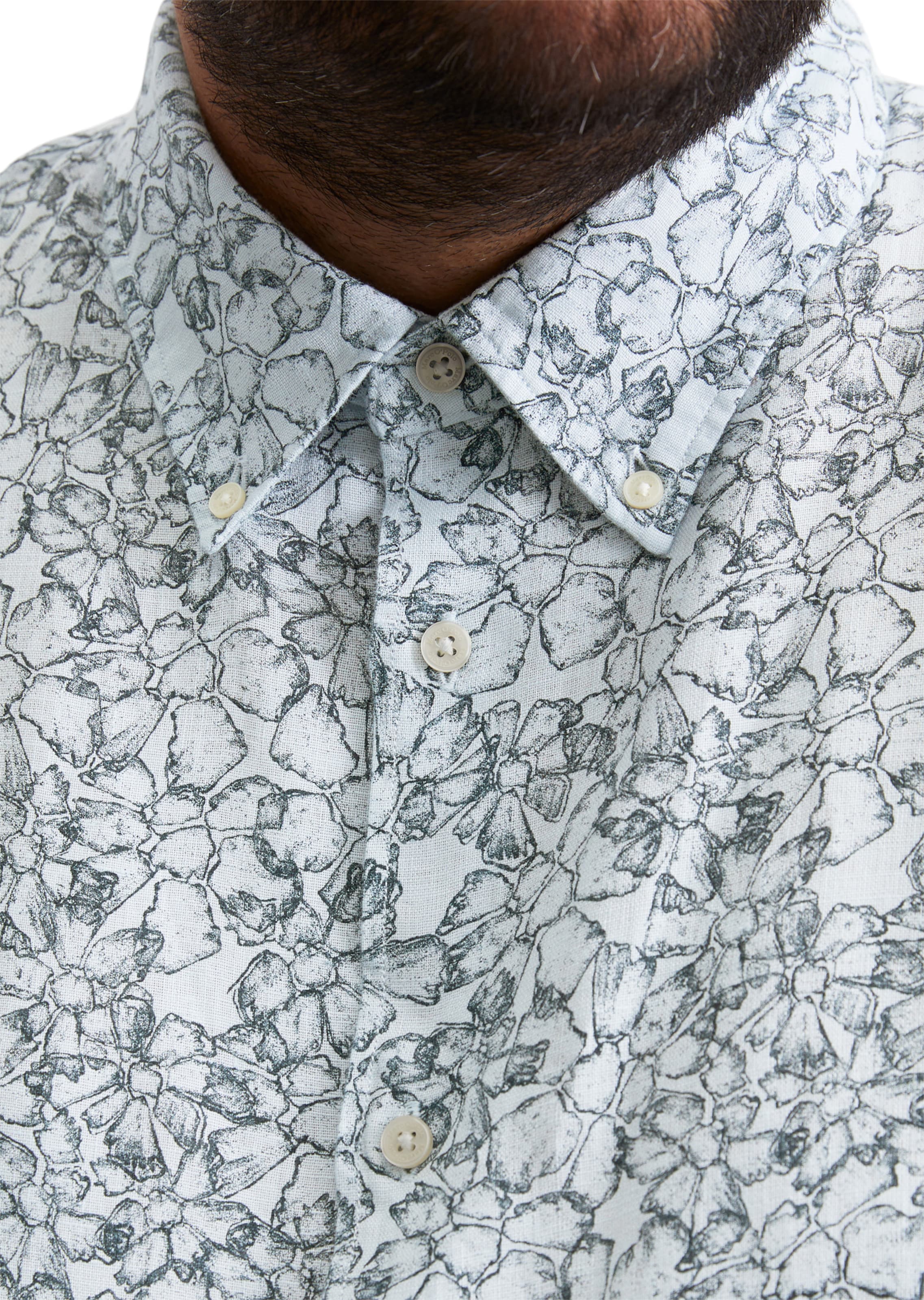 Marc O'Polo Regular fit Button Up Shirt in Blue