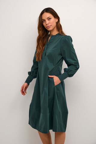Robe-chemise 'Antoinett' CULTURE en vert : devant