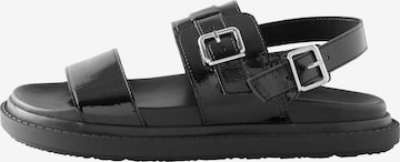 juoda Next Sandalai: priekis