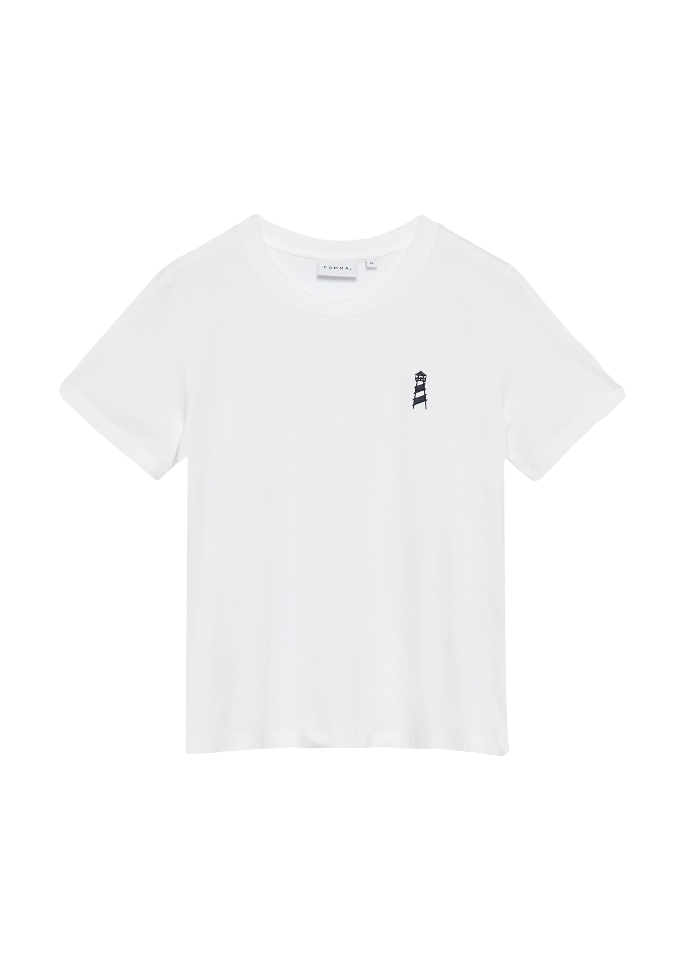 COMMA Shirt in White: front