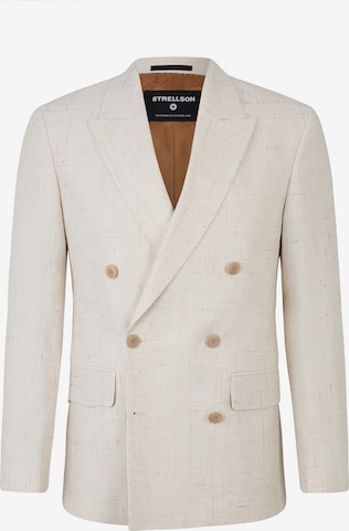 Coupe slim Veste de costume 'Ashton' STRELLSON en beige : devant