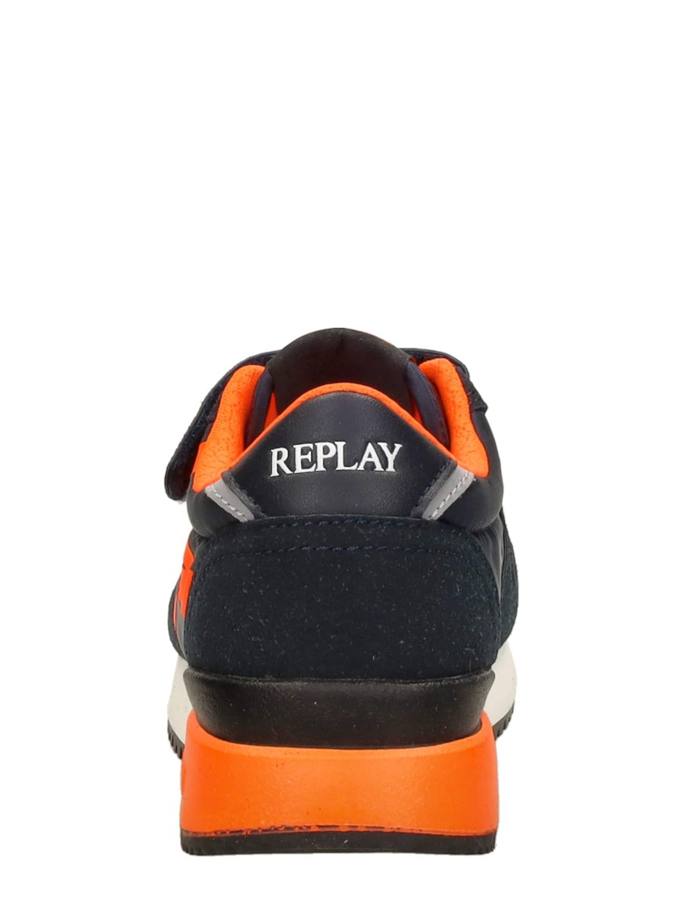 REPLAY Sneakers 'Fiber JR 1' in Blauw