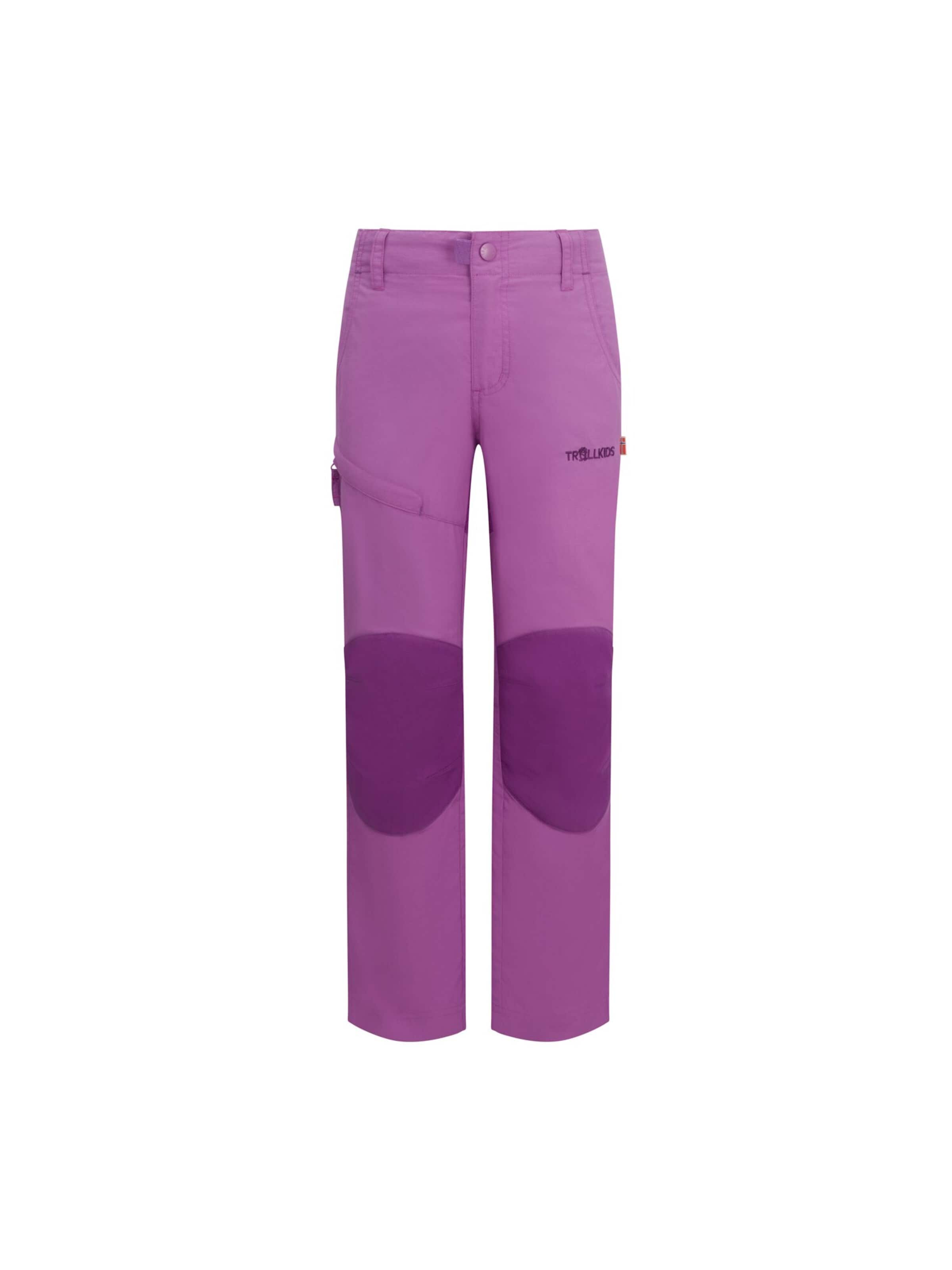 TROLLKIDS Regular Workout Pants in Pink: front