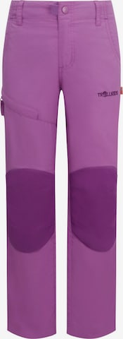 TROLLKIDS Regular Workout Pants in Pink: front