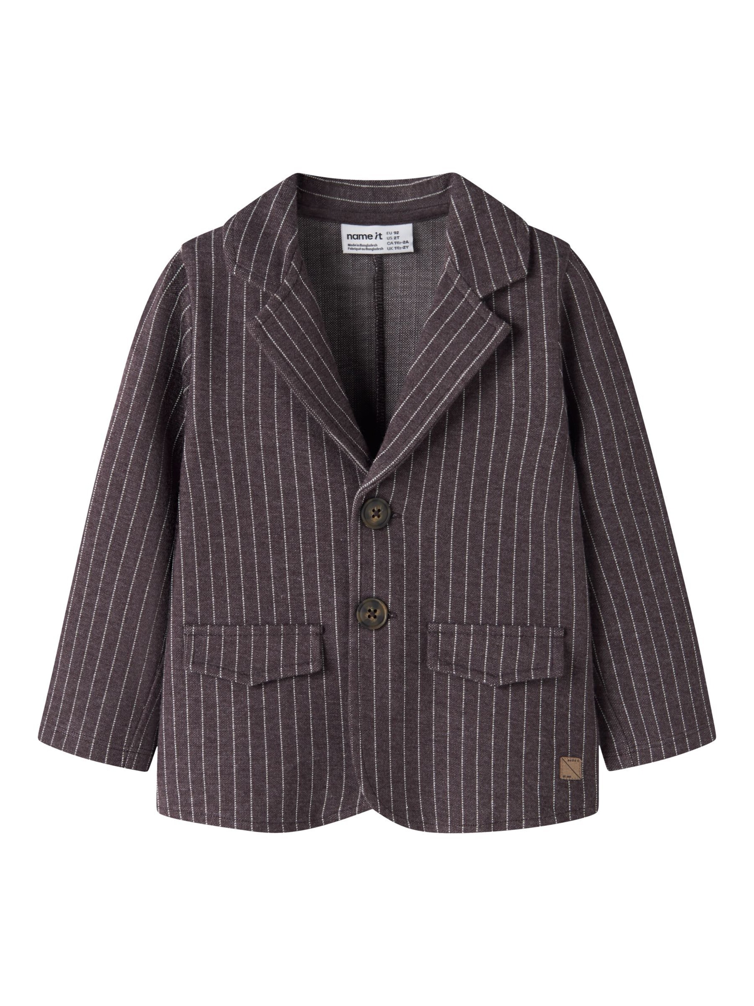 NAME IT Suit Jacket in Brown: front