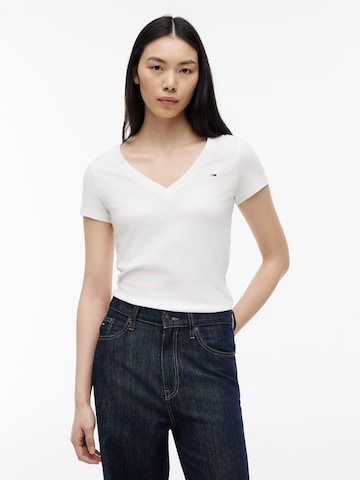 Tommy Jeans T-shirt i beige