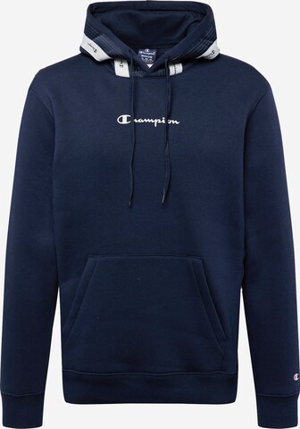 Champion Authentic Athletic Apparel Sweatshirt in Blau: predná strana