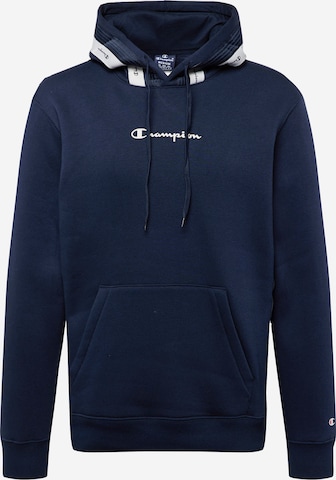 Champion Authentic Athletic Apparel Athletic Sweatshirt in Blue: front