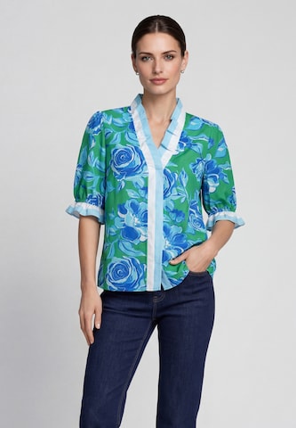 Usha - Blusa en verde: frente