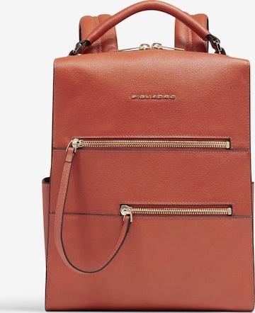 Sac à dos Piquadro en orange : devant