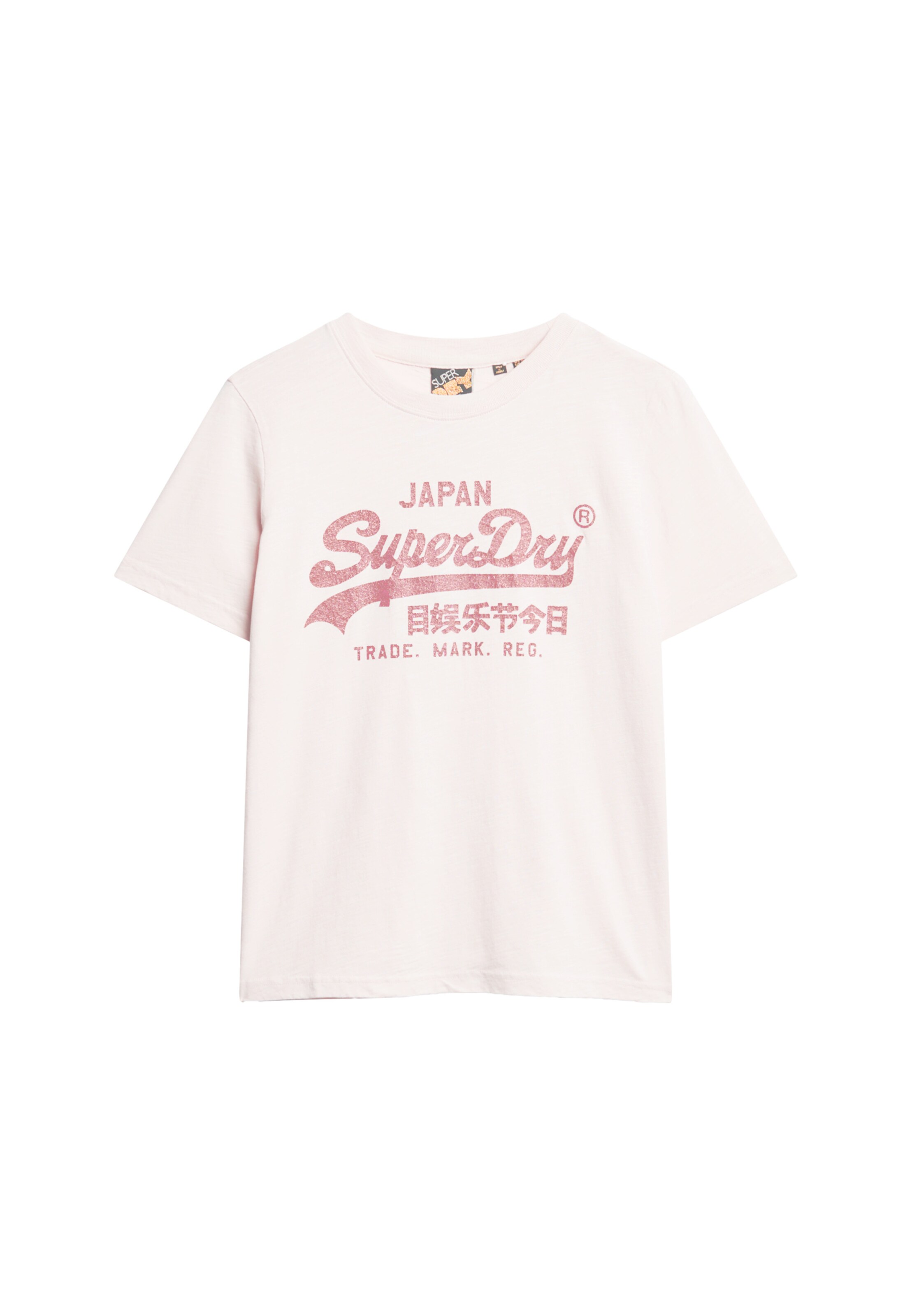 Superdry & Co Футболка в Ярко-розовый: спереди