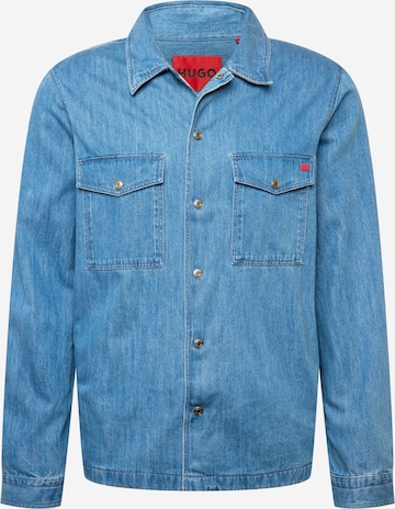 HUGO Button Up Shirt 'Enalu' in Blue: front