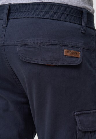 Regular Pantalon cargo 'Mathen' INDICODE JEANS en bleu