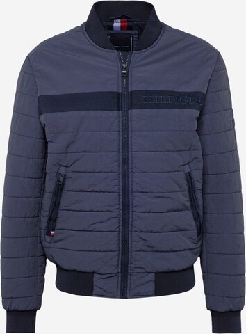 TOMMY HILFIGER Tussenjas in Blauw: voorkant