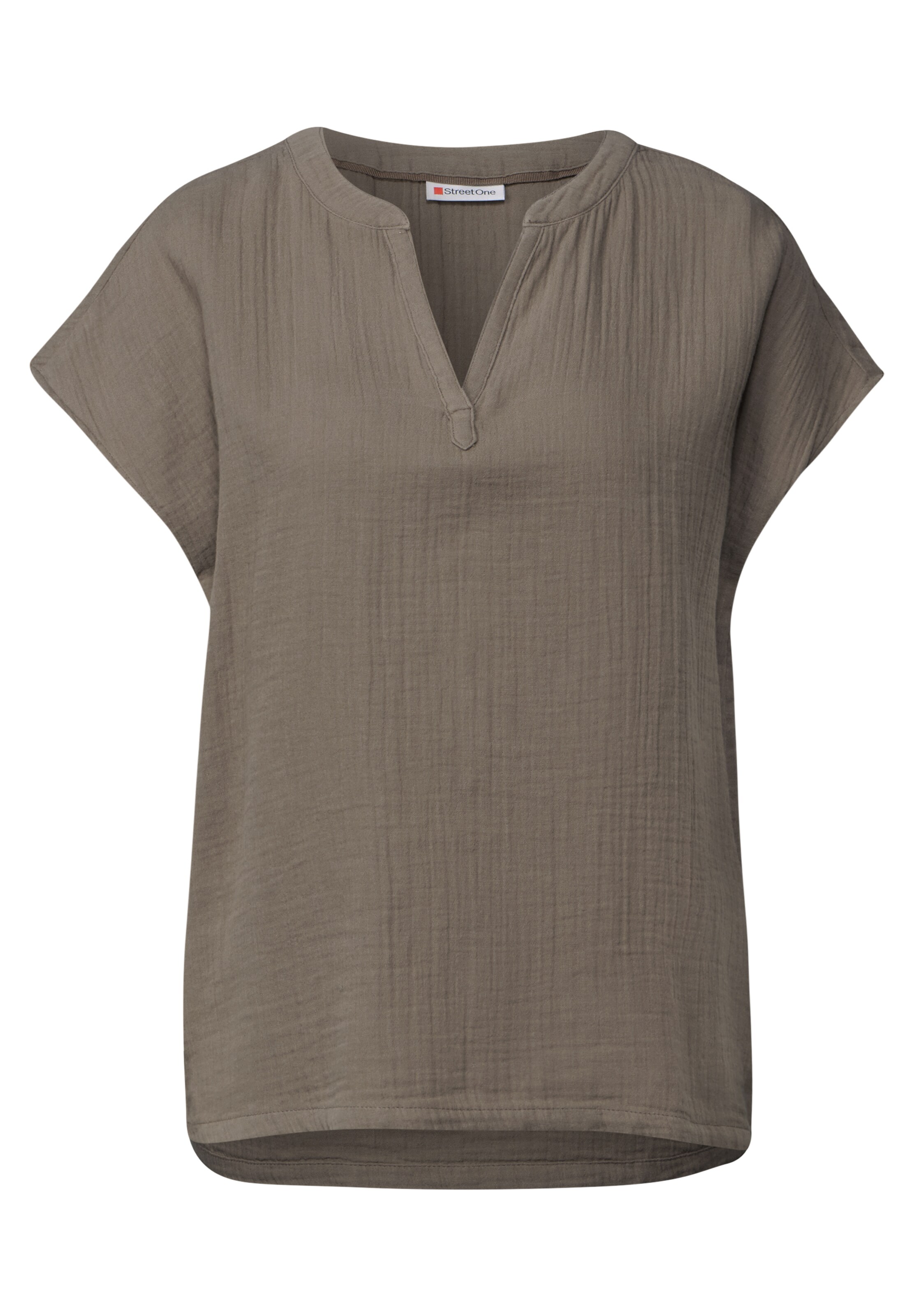 STREET ONE Bluse in Braun: Vorderseite