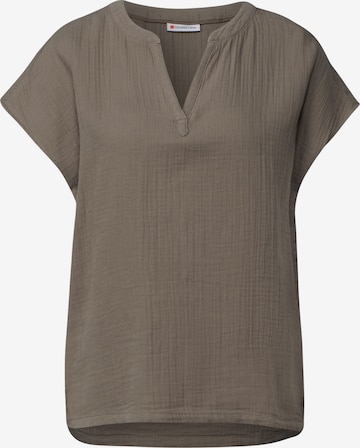 STREET ONE Bluse in Braun: Vorderseite