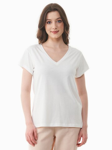 Organication T-Shirt in Weiß: Vorderseite