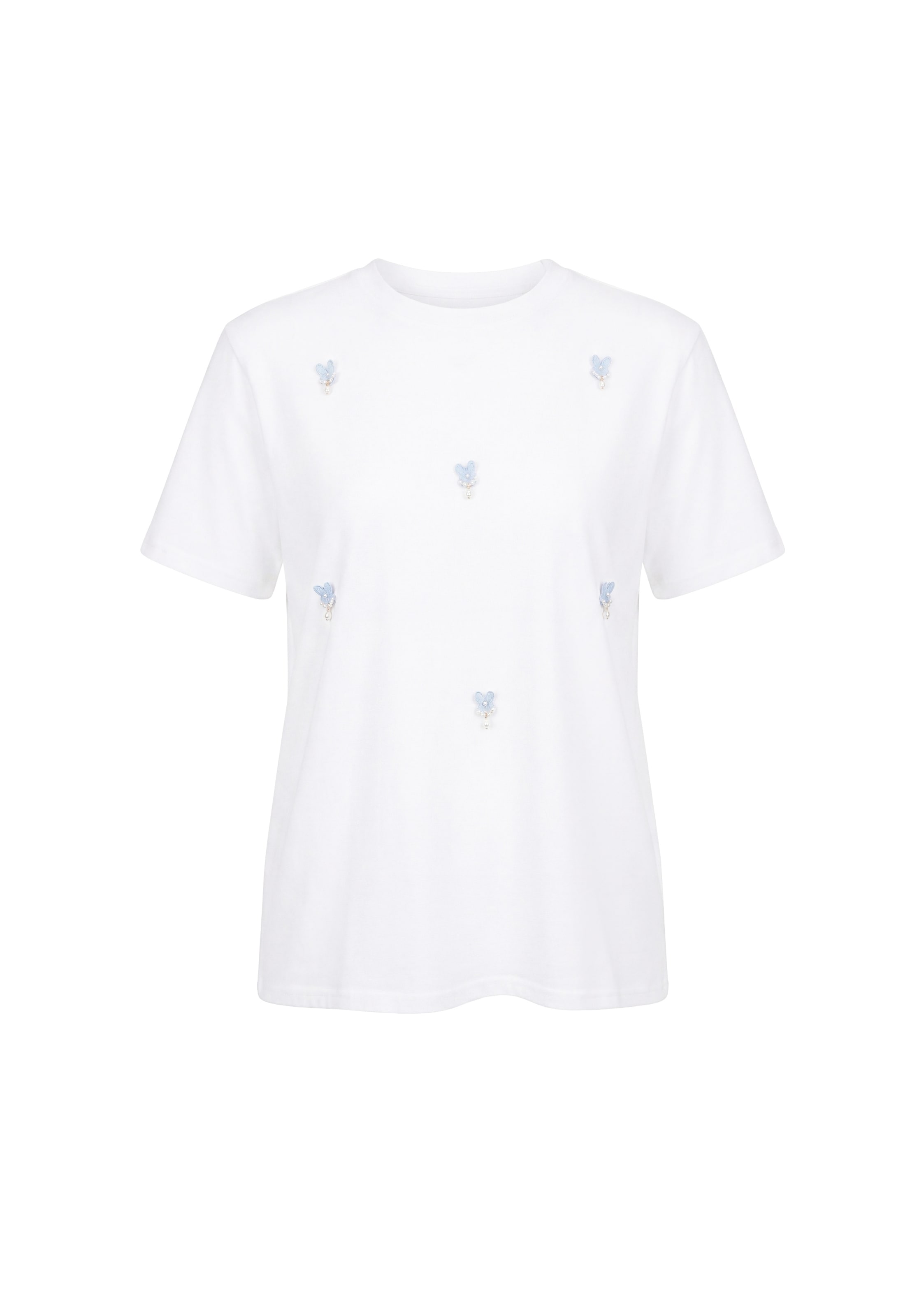 T-shirt 'Pop' MYMO en blanc : devant