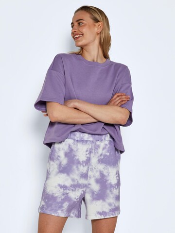 Regular Pantalon 'SONJA' Noisy may en violet