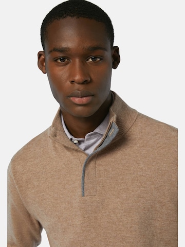 Boggi Milano Sweter w kolorze brązowy