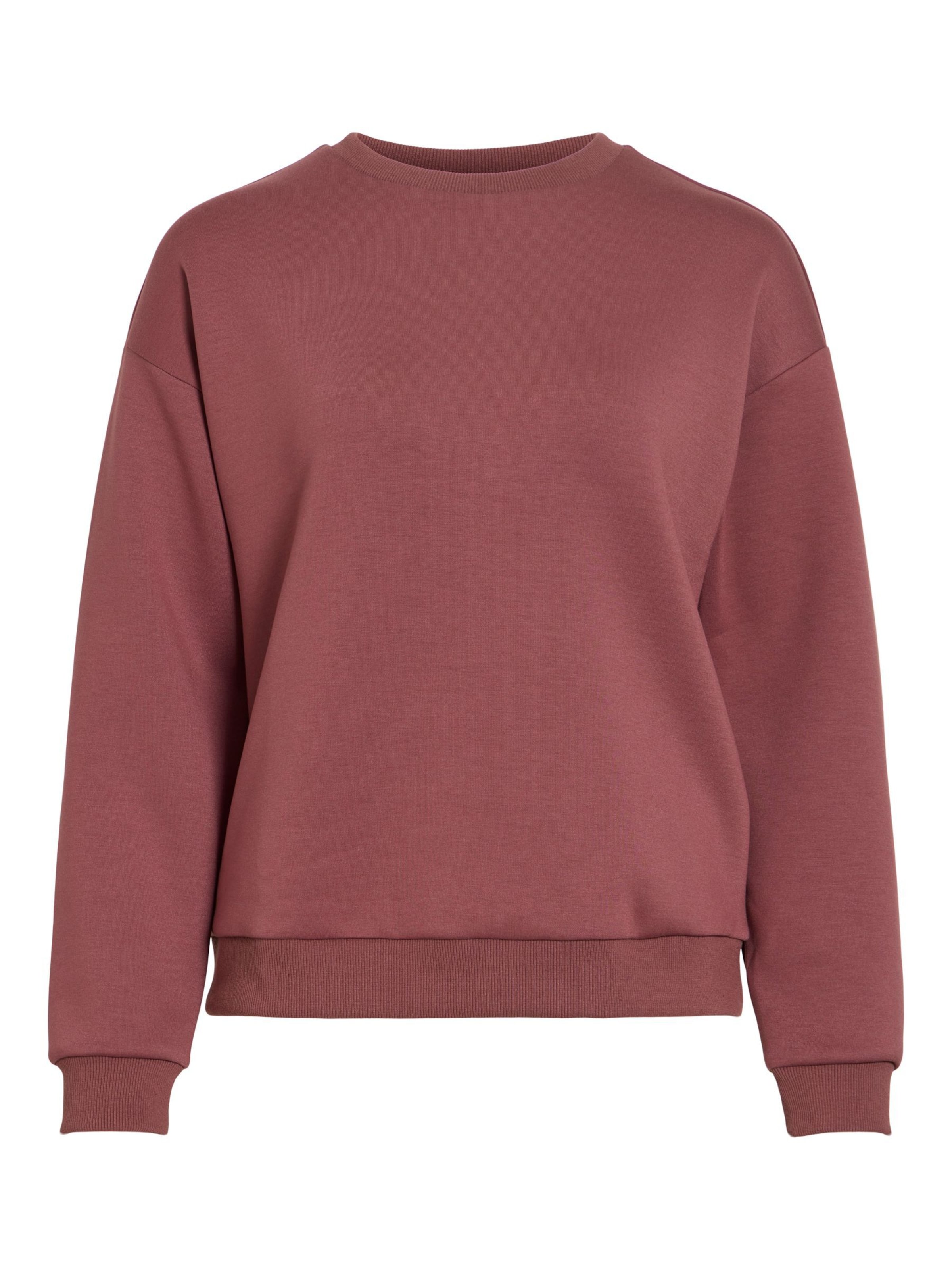 VILA Sweatshirt 'VISandy' in Pink: front