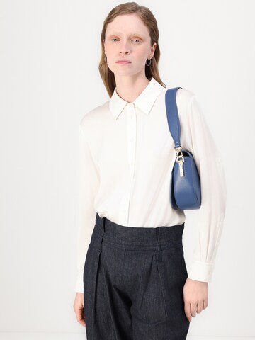 Karl Lagerfeld Loose fit Pleated Jeans in Blue