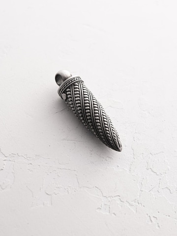 Pendentif 'BULLET' REYTEL en argent : devant