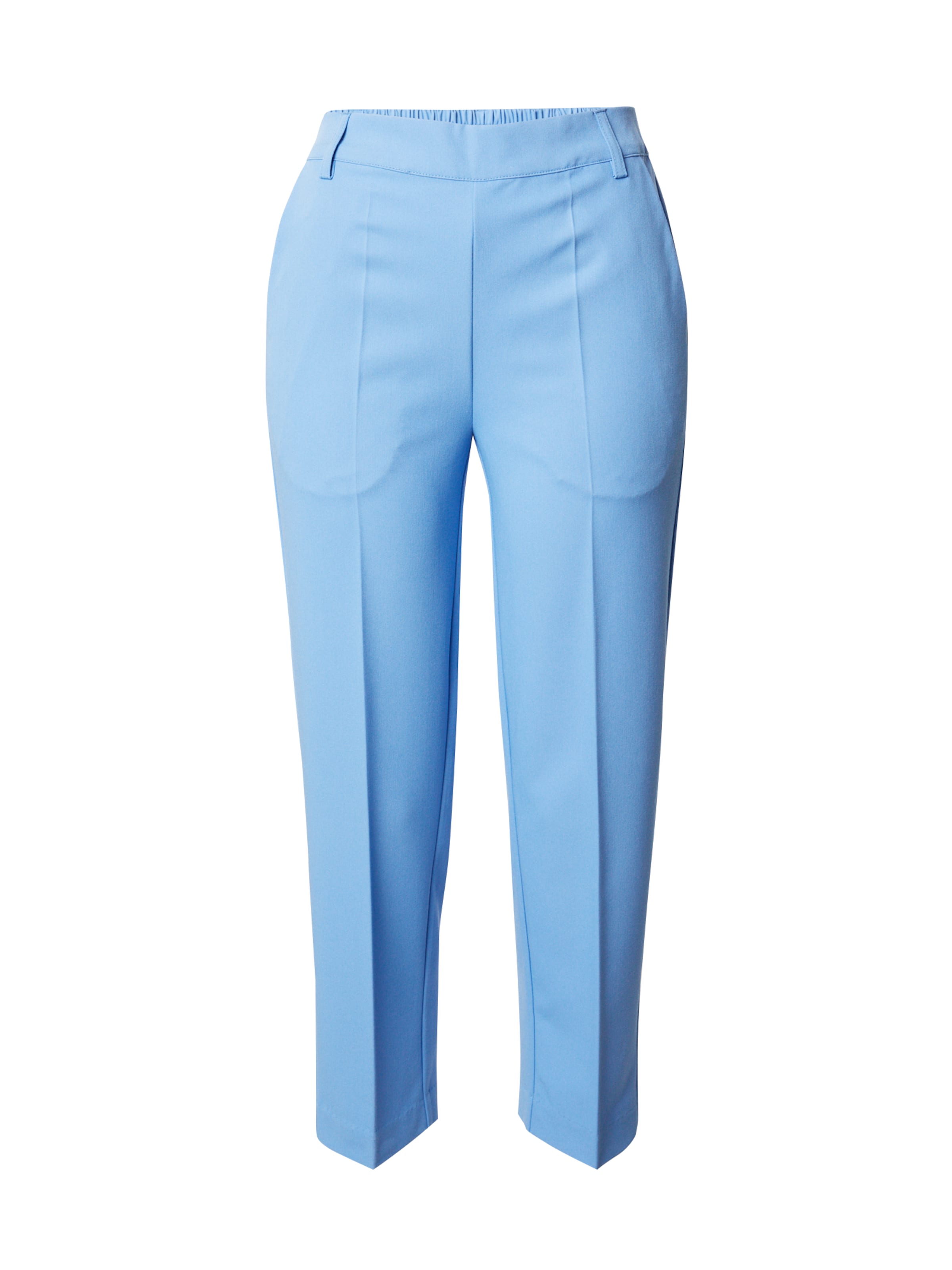 Kaffe Trousers with creases 'Sakura' in Blue: front
