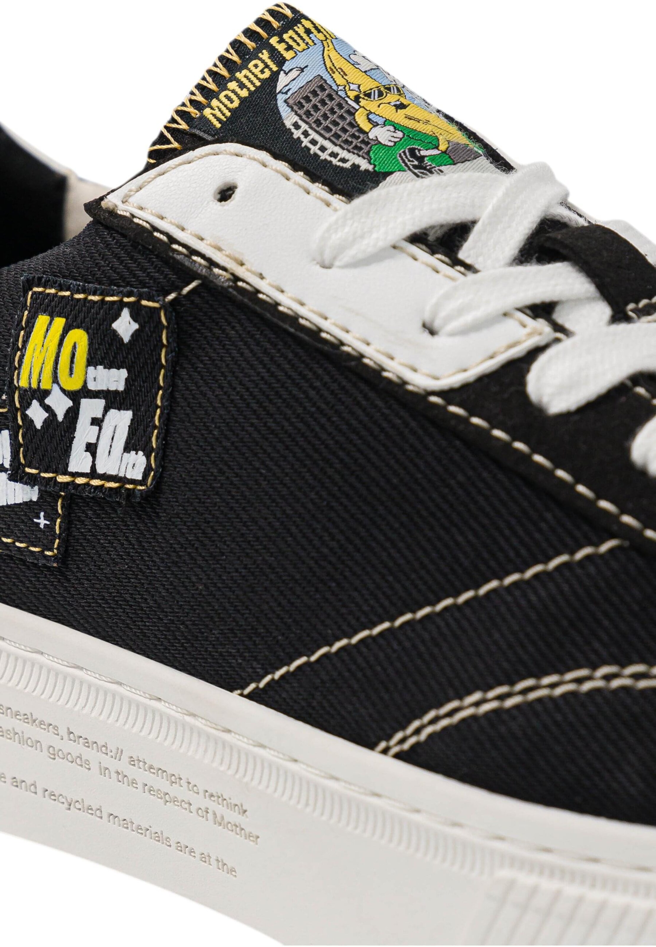 Sneaker bassa 'Gen4 - Banana' di MoEa in nero