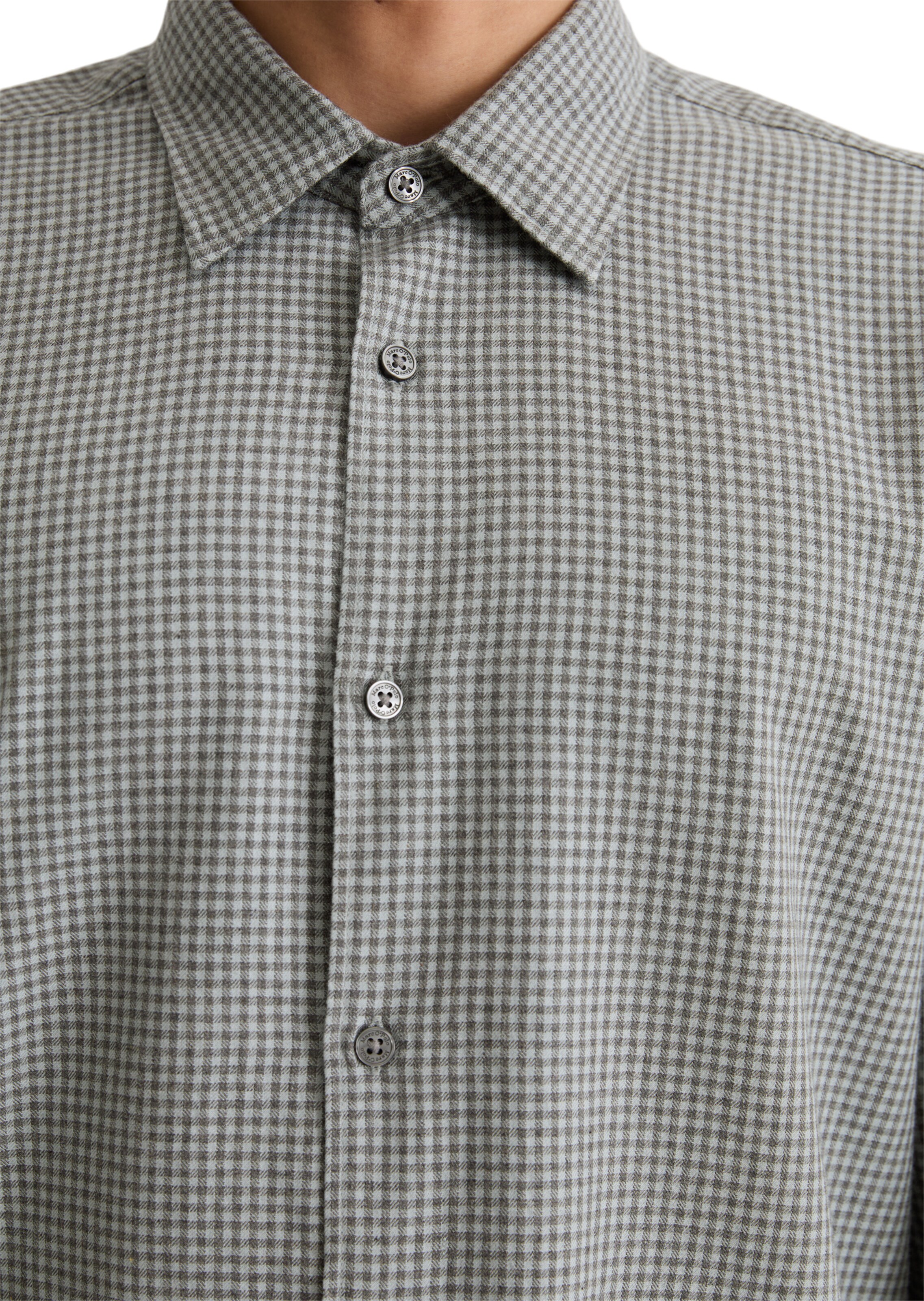 Marc O'Polo Comfort fit Button Up Shirt in Blue