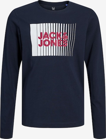 T-Shirt Jack & Jones Junior en bleu : devant