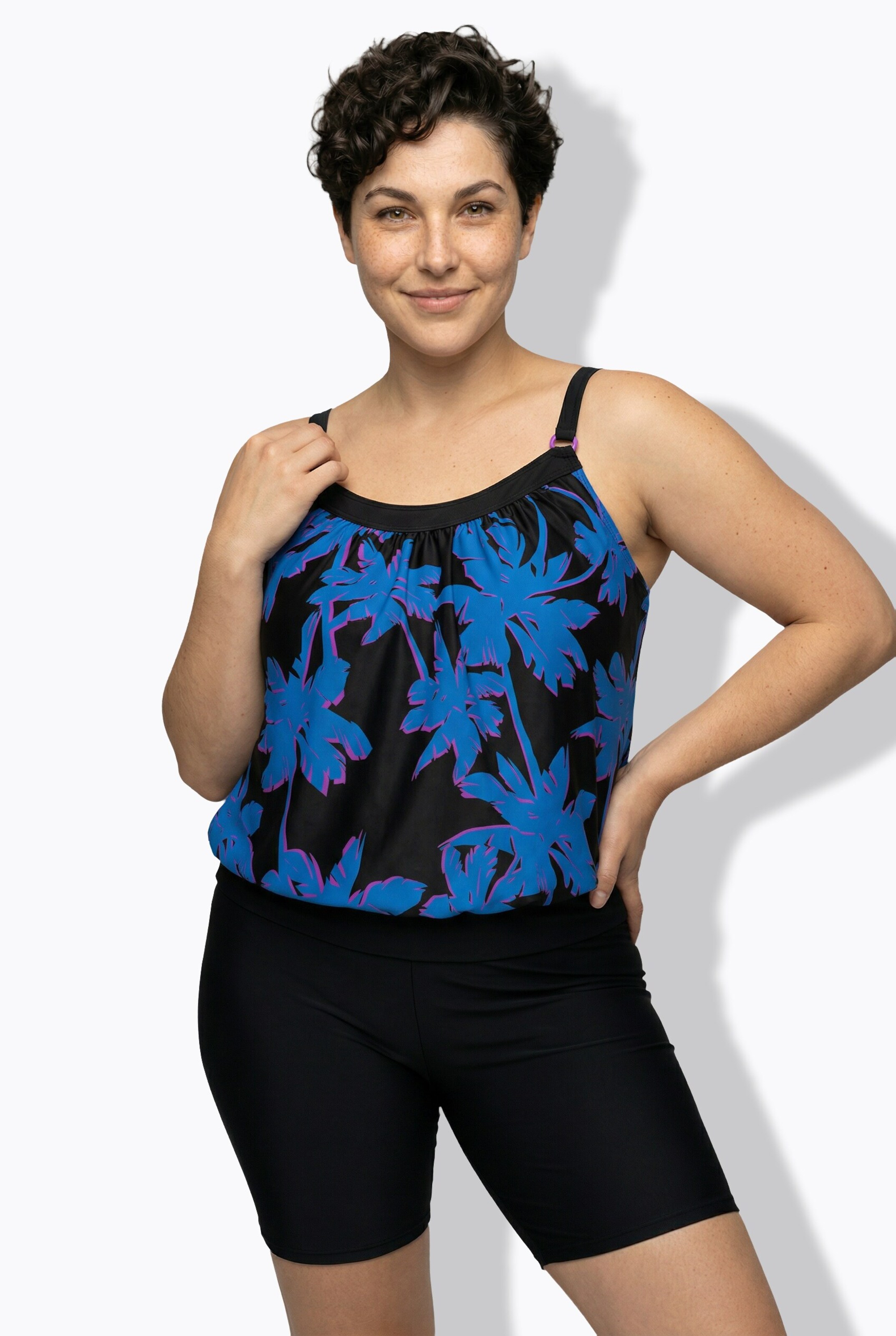 Ulla Popken Tankini in Black