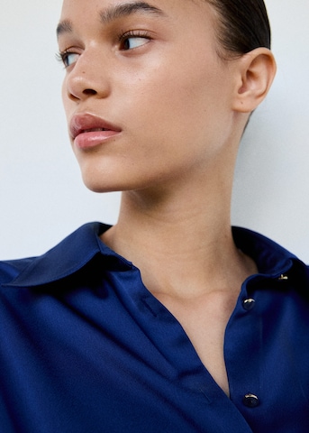 MANGO Blouse 'IDEALE' in Blue