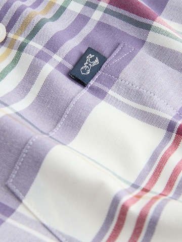 Next Regular fit Button Up Shirt in Purple