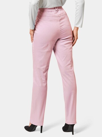 Goldner Regular Pants 'Martha' in Pink